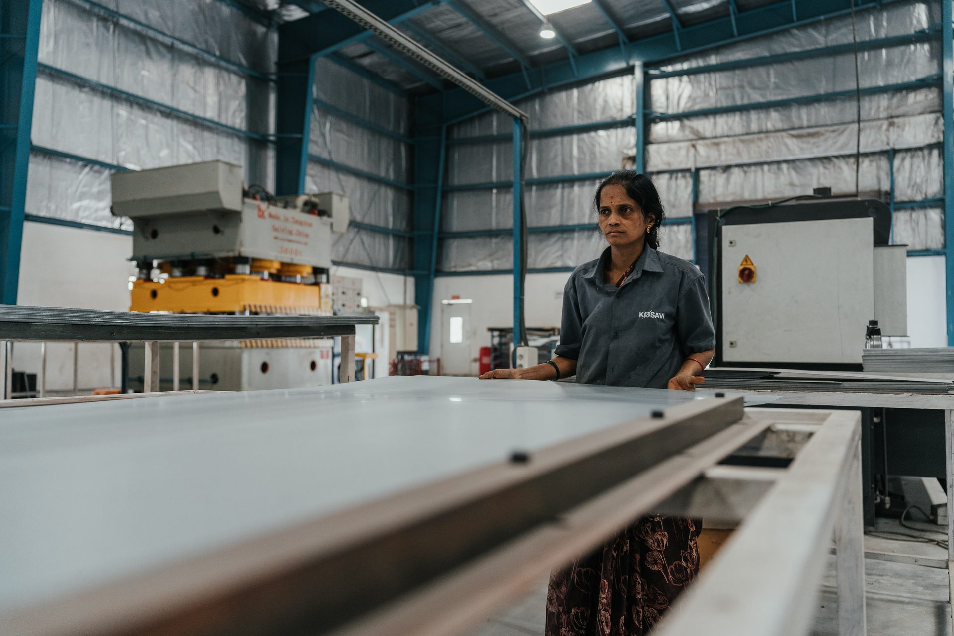 Kosavi factory — finishing and quality inspection area