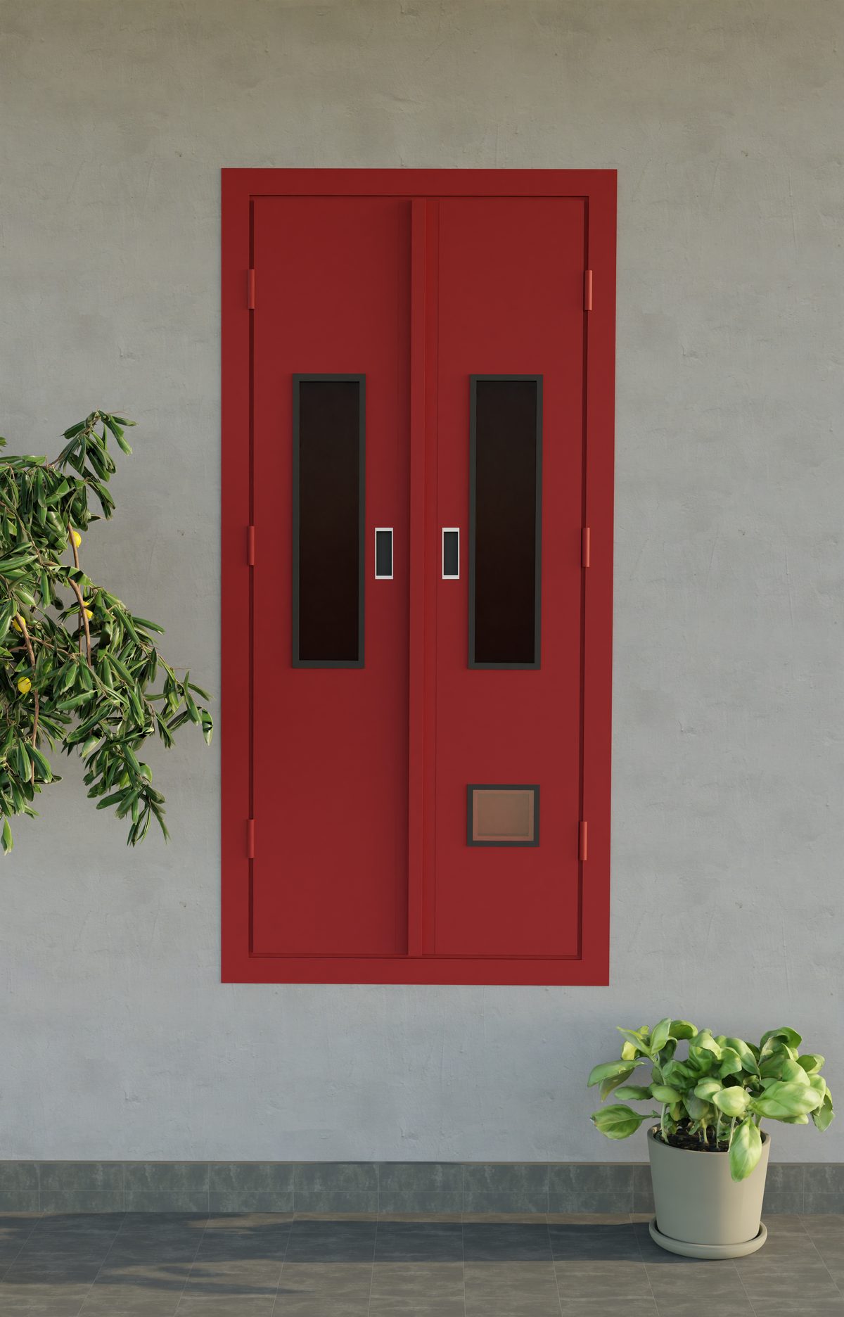 Fire Rated Shaft Steel Door