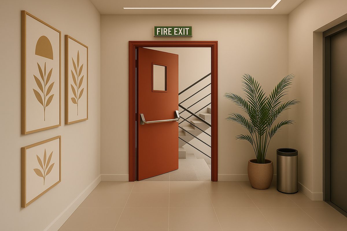 Fire Rated Steel Exit Door